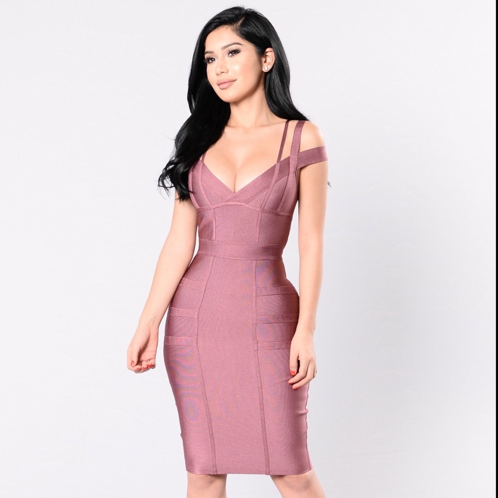 Mauve Bandage Dress